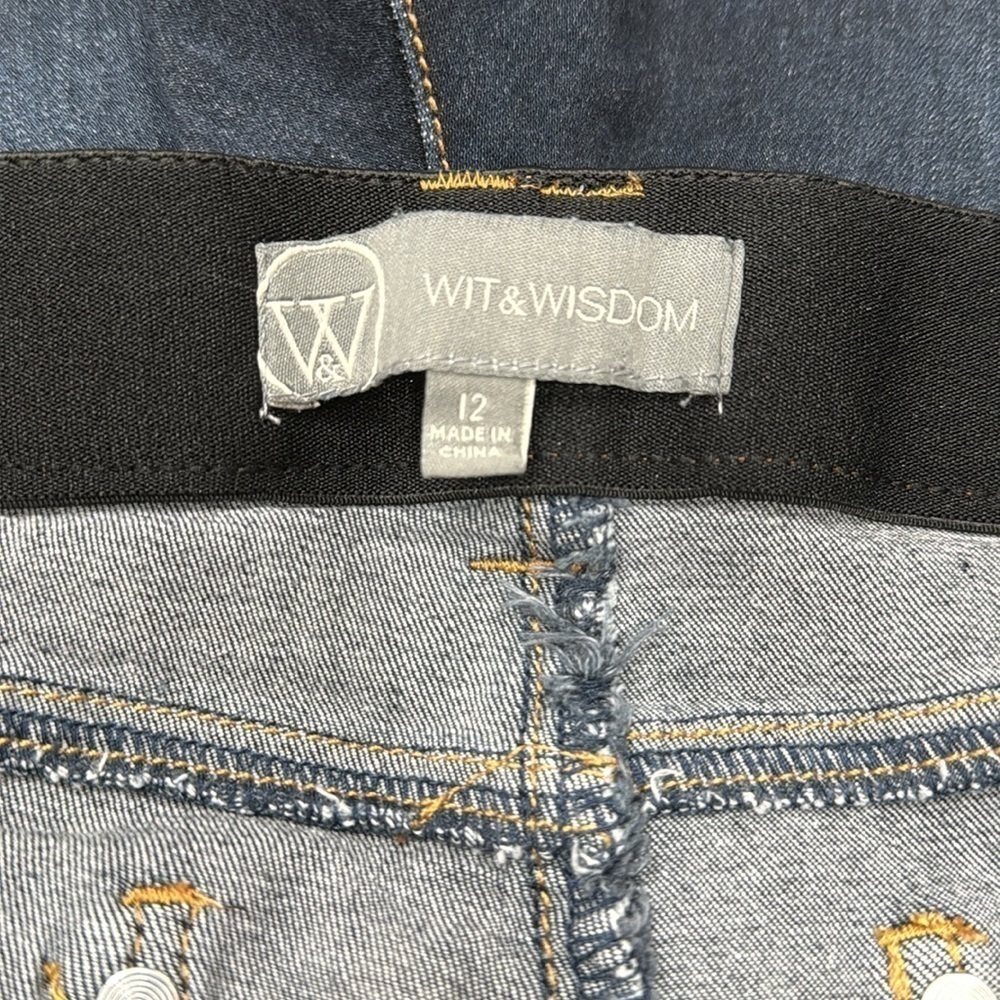 Wit & Wisdom Ab Solution Jean Shorts Size 12 - Picture 3 of 5